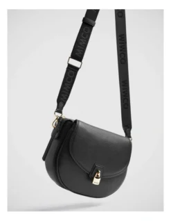 Webbing Bag Strap In Black Light Gold -Myer Clothing Shop 982422640 4 720x928