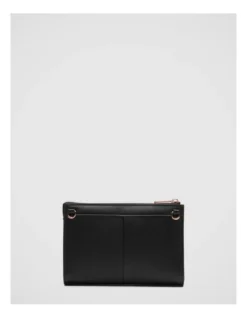 Classico Zip Medium Pouch In Black Rose Gold -Myer Clothing Shop 982423450 4 720x928