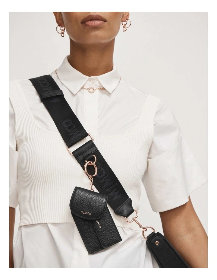 Classico Multi Charm Keyring In Black Rose Gold 2 Classico Multi Charm Keyring In Black Rose Gold - Image 2