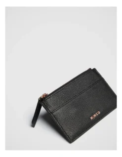 Classico Duo Card Wallet In Black Rose Gold
