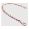 Link Chain Shoulder Bag Strap In Rose Gold
