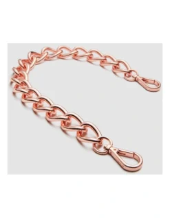 Chunky Chain Shoulder Bag Strap In Rose Gold