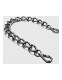 Chunky Chain Shoulder Bag Strap In Gunmetal