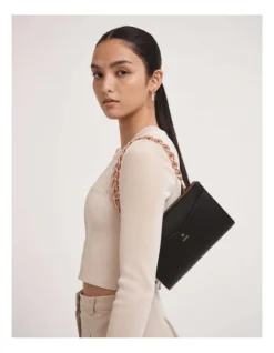 D-vine Medium Pouch In Black Rose Gold 11 D-vine Medium Pouch In Black Rose Gold -Myer Clothing Shop 982425790 6 720x928