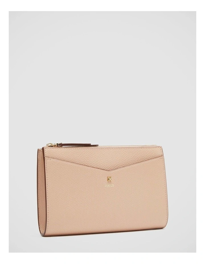 D-vine Medium Pouch In Almond 3 D-vine Medium Pouch In Almond - Image 3