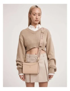 D-vine Medium Pouch In Almond 11 D-vine Medium Pouch In Almond -Myer Clothing Shop 982425880 6 720x928