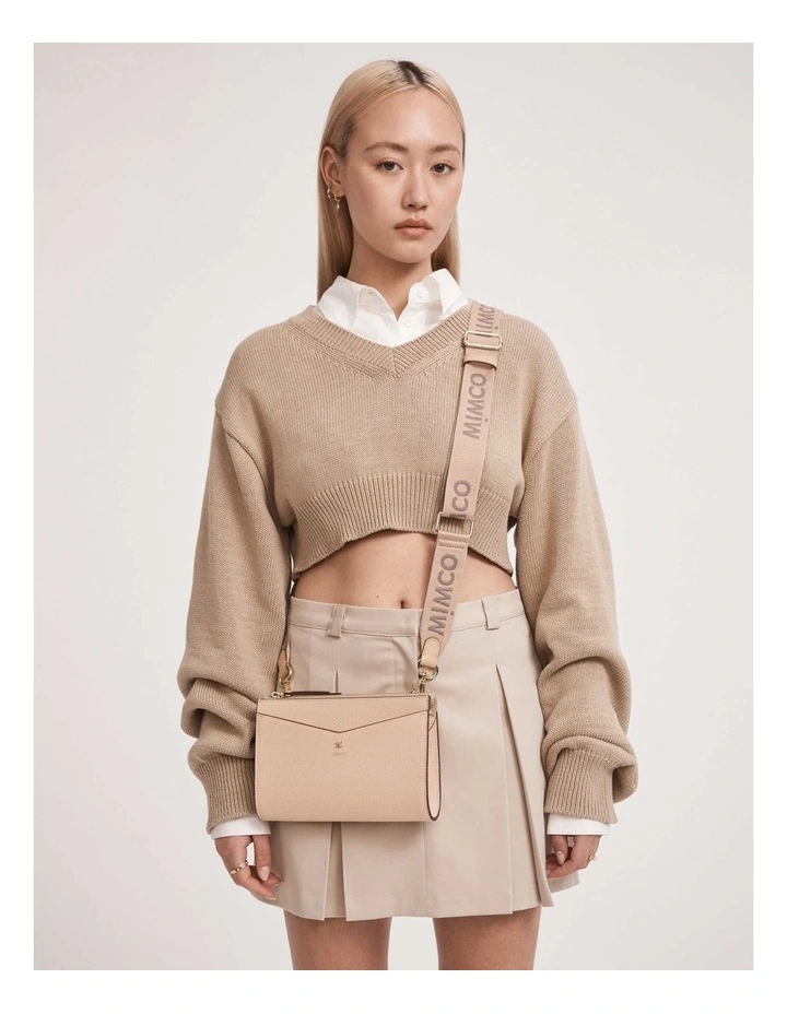 D-vine Medium Pouch In Almond 6 D-vine Medium Pouch In Almond - Image 6