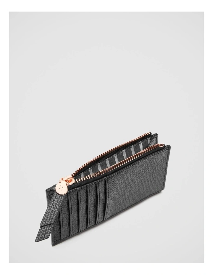 D-vine Slim Wallet In Black Rose Gold 4 D-vine Slim Wallet In Black Rose Gold - Image 4