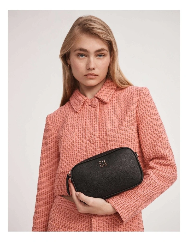 Hendrix Pouch In Black Rose Gold 2 Hendrix Pouch In Black Rose Gold - Image 2