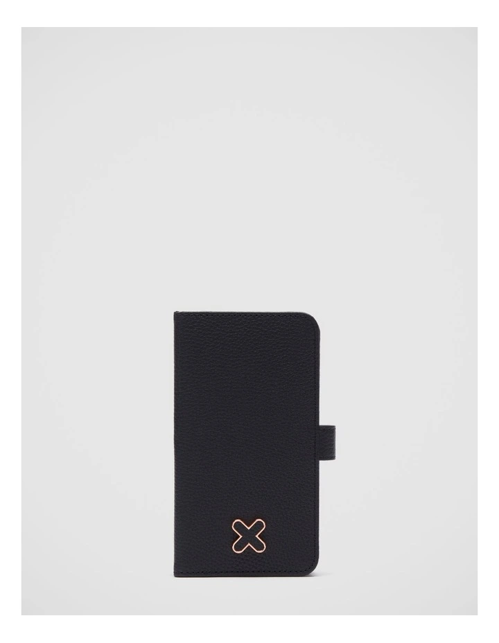 Hendrix Flip Case For Iphone 11 In Black Rose Gold 3 Hendrix Flip Case For Iphone 11 In Black Rose Gold - Image 3