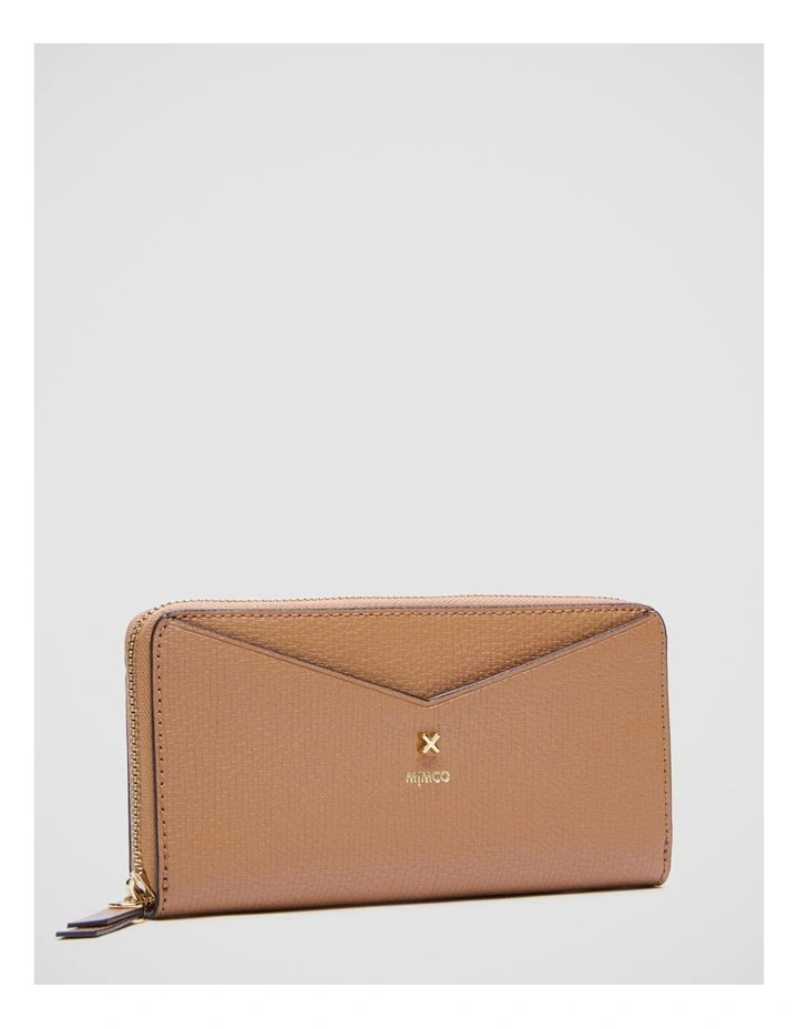 D-vine Large Wallet In Caramel 2 D-vine Large Wallet In Caramel - Image 2