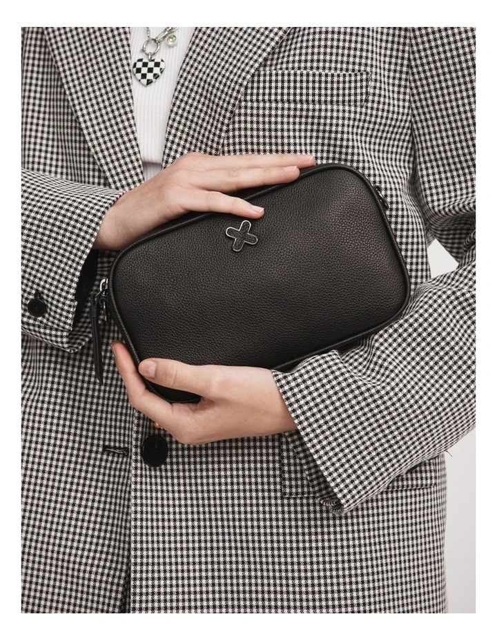 Hendrix Pouch In Black Gunmetal 2 Hendrix Pouch In Black Gunmetal - Image 2