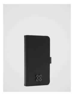 Hendrix Flip Case For Iphone 12-12 Pro In Black Gunmetal