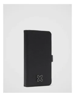 Hendrix Flip Case For Iphone 12 Pro Max In Black Gunmetal