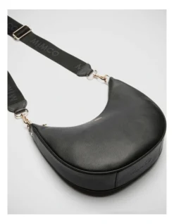 Classico Crescent Crossbody Bag In Black Light Gold 9 Classico Crescent Crossbody Bag In Black Light Gold -Myer Clothing Shop 982441090 3 720x928