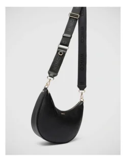 Classico Crescent Crossbody Bag In Black Light Gold 10 Classico Crescent Crossbody Bag In Black Light Gold -Myer Clothing Shop 982441090 4 720x928