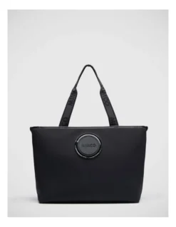 Serenity Carry All Tote Bag In Black Rose Gold