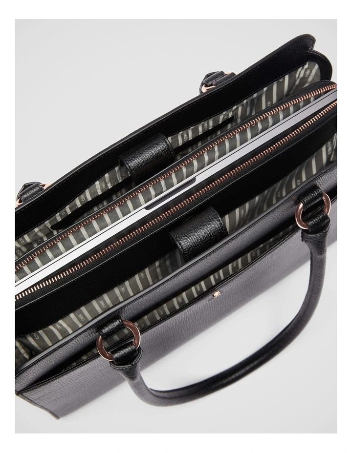 D-vine Worker Tote Bag In Black Rose Gold 6 D-vine Worker Tote Bag In Black Rose Gold - Image 6