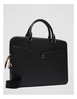 D-vine Laptop Bag In Black Rose Gold