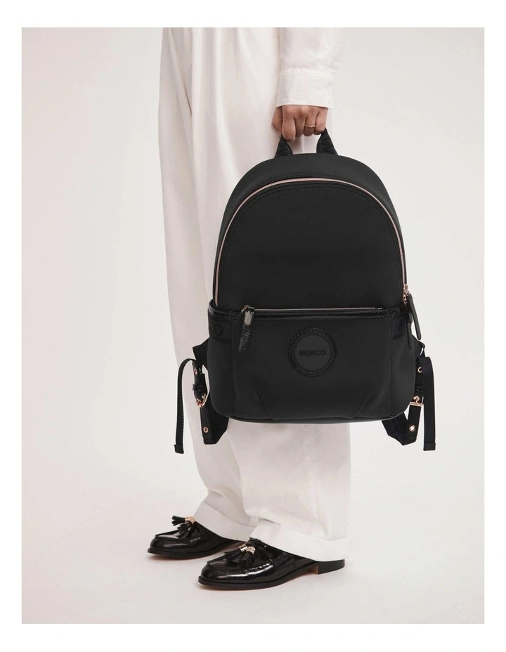 Serenity Backpack Bag In Black Rose Gold 3 Serenity Backpack Bag In Black Rose Gold - Image 3