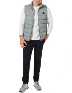 Archie Puffer Vest In Grey -Myer Clothing Shop 982704250 5 720x928