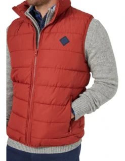 Archie Puffer Vest In Rust -Myer Clothing Shop 982704430 4 720x928