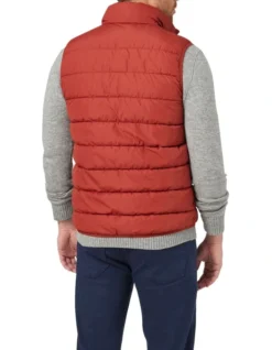 Archie Puffer Vest In Rust -Myer Clothing Shop 982704430 5 720x928