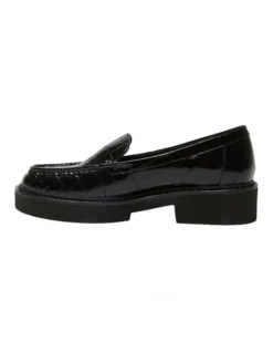 Abbott Flat Croc Print Leather Shoes In Black 9 Abbott Flat Croc Print Leather Shoes In Black -Myer Clothing Shop 982716220 3 720x928