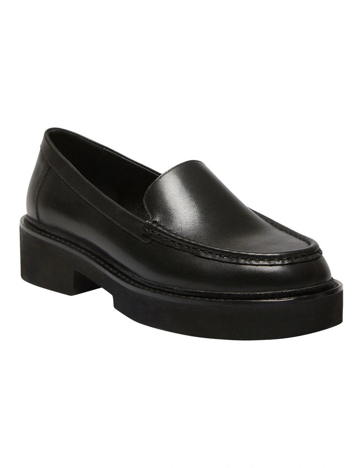 Abbott Leather Flat Shoes In Black 2 Abbott Leather Flat Shoes In Black - Image 2