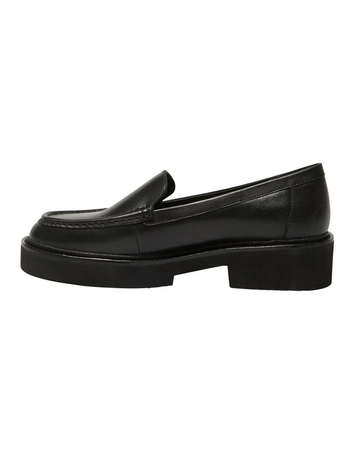 Abbott Leather Flat Shoes In Black 3 Abbott Leather Flat Shoes In Black - Image 3