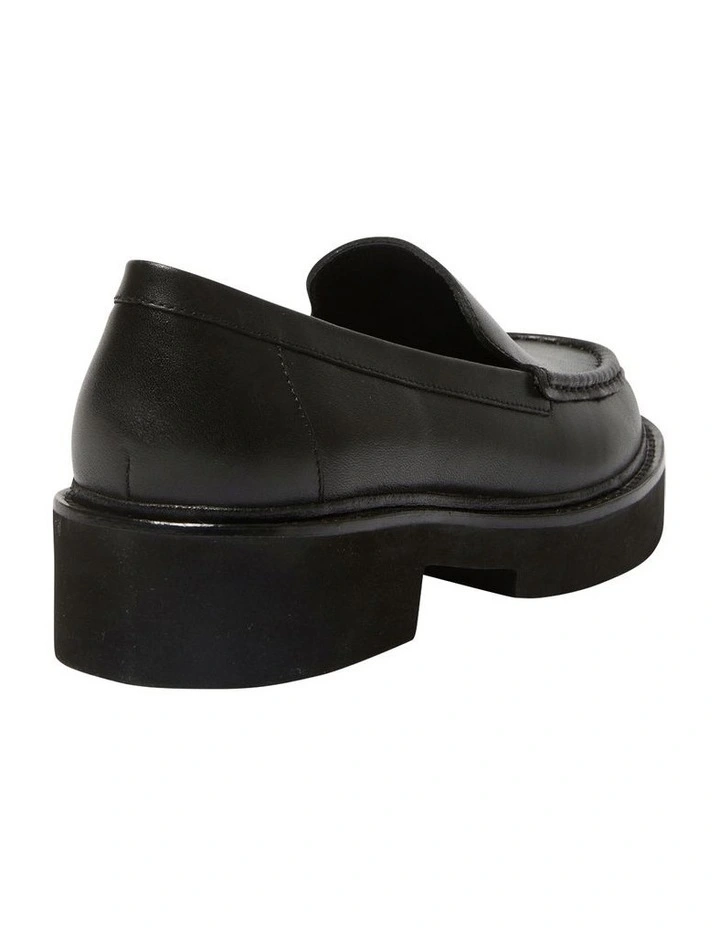 Abbott Leather Flat Shoes In Black 4 Abbott Leather Flat Shoes In Black - Image 4