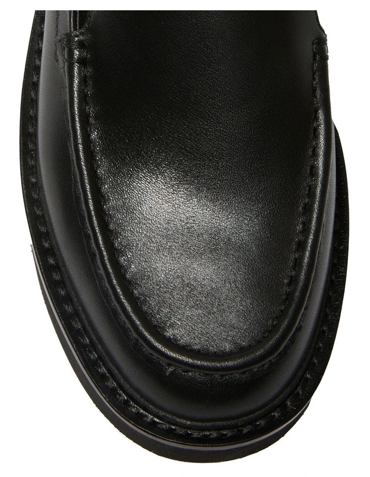 Abbott Leather Flat Shoes In Black 7 Abbott Leather Flat Shoes In Black - Image 7