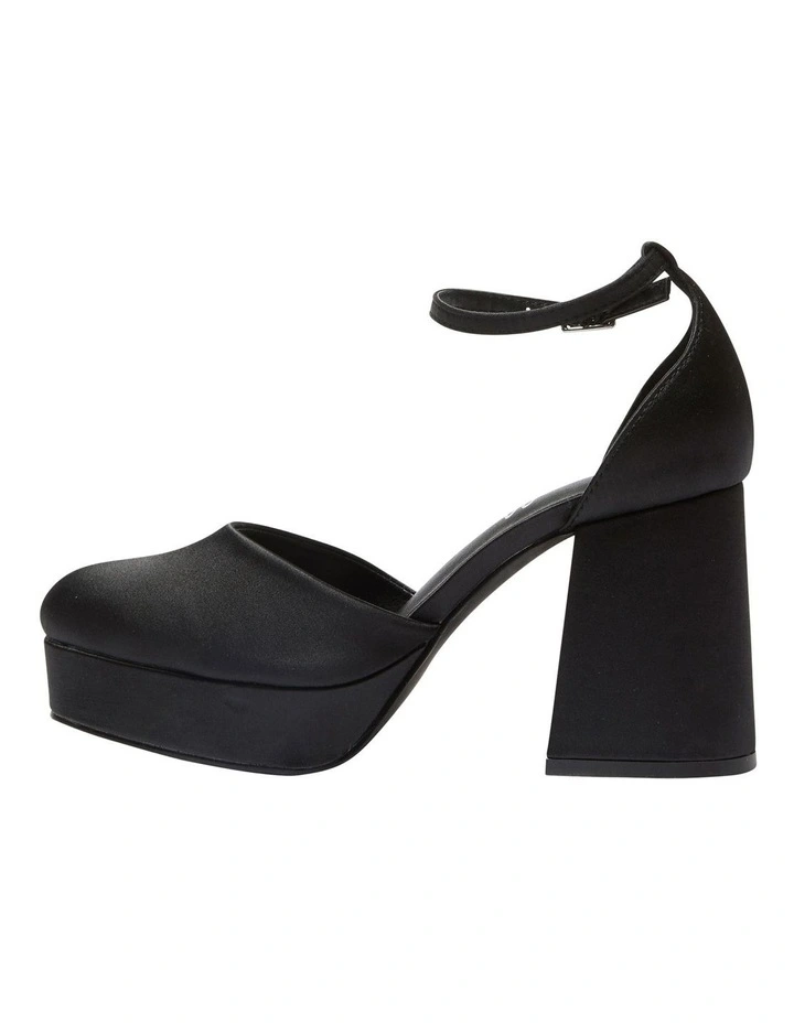 Chase Heeled Shoes In Black 3 Chase Heeled Shoes In Black - Image 3