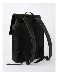 Lux PU/Nylon Backpack In Black -Myer Clothing Shop 982953640 3 720x928