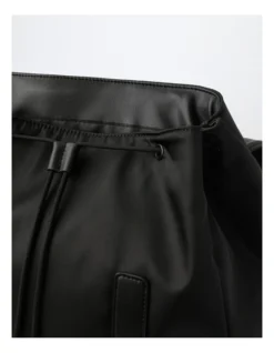 Lux PU/Nylon Backpack In Black -Myer Clothing Shop 982953640 6 720x928