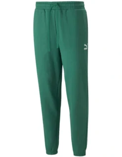 Puma Classics Small Logo Sweatpants Fleece In Vine