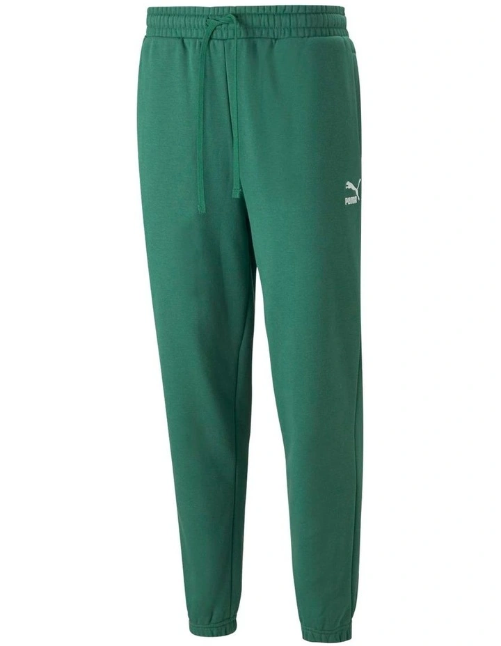 Puma Classics Small Logo Sweatpants Fleece In Vine 1 Puma Classics Small Logo Sweatpants Fleece In Vine