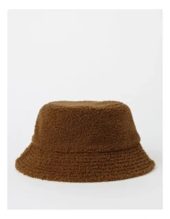 Teddy Bucket Hat In Brown