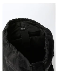 Drawstring Backpack In Black -Myer Clothing Shop 983392120 5 720x928