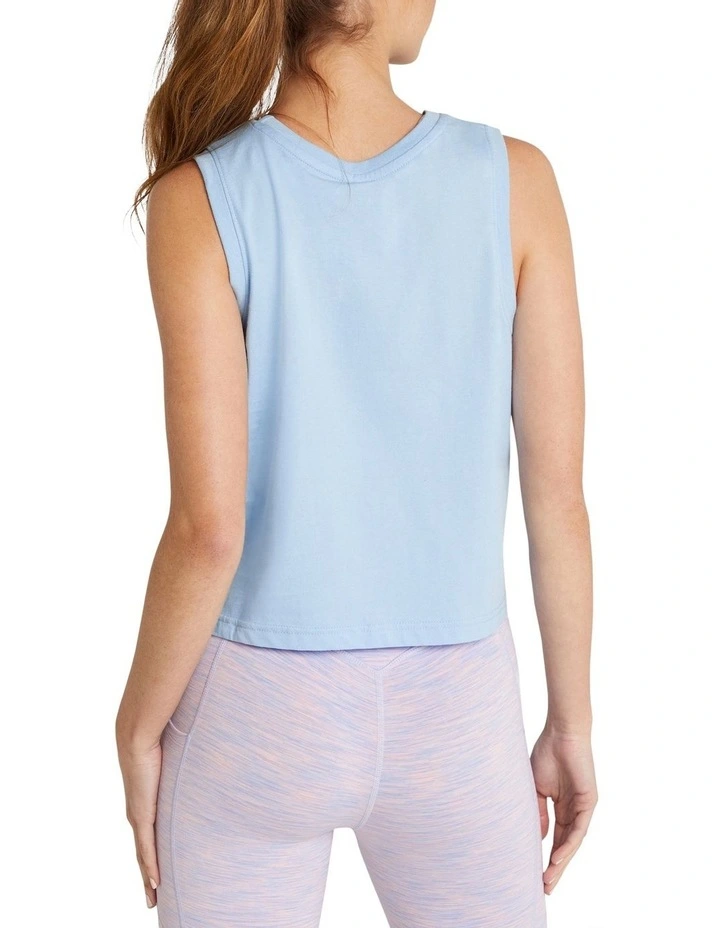 Sorority Varsity Logo Tank In Blue 3 Sorority Varsity Logo Tank In Blue - Image 3