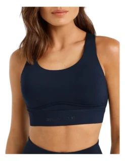 Euphoria Adjustable High Impact Sports Bra In Navy