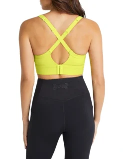 Colorado Adjustable Medium Impact Sports Bra In Yellow -Myer Clothing Shop 983543410 3 720x928