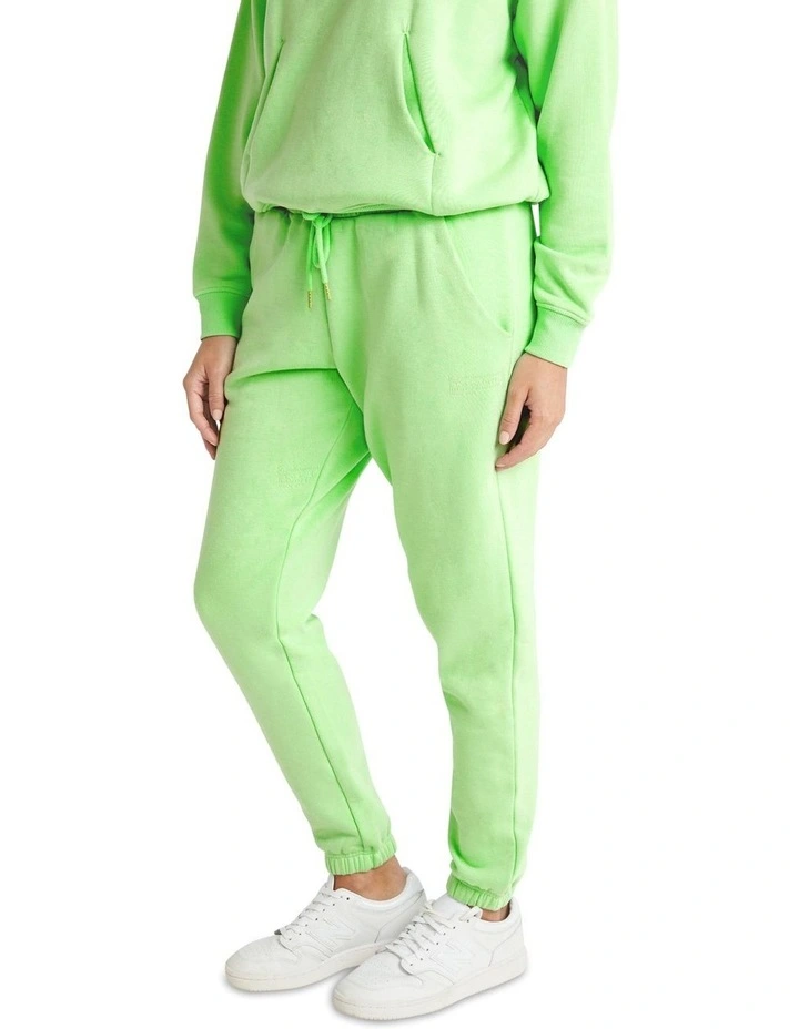 Destination Logo Track Pants In Green 2 Destination Logo Track Pants In Green - Image 2