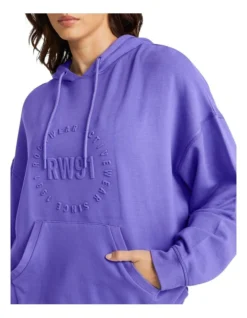Colorado Longline Hoodie In Purple -Myer Clothing Shop 983546560 4 720x928
