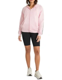 Destination Logo Tape Trim Hoodie In Pink 9 Destination Logo Tape Trim Hoodie In Pink -Myer Clothing Shop 983547190 5 720x928