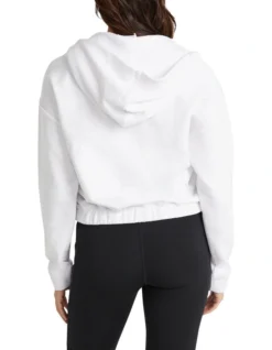 Destination 1/2 Zip Hoodie In White -Myer Clothing Shop 983547280 3 720x928