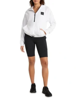 Destination 1/2 Zip Hoodie In White -Myer Clothing Shop 983547280 5 720x928