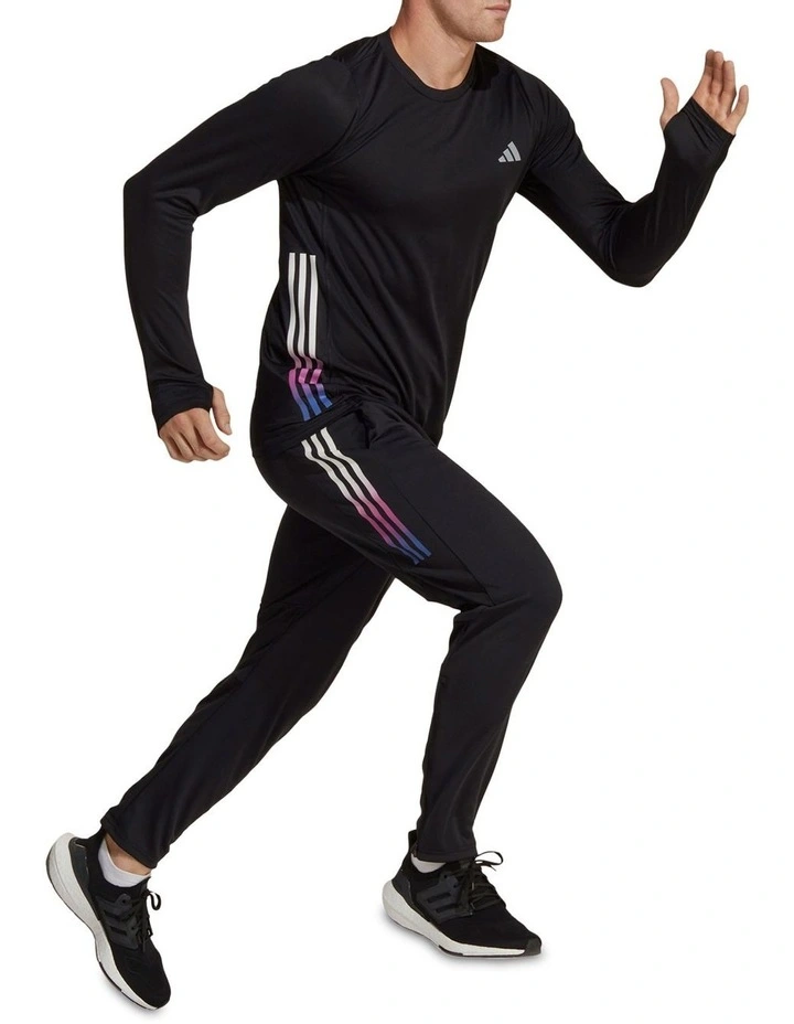 ADIDAS Run Icons 3-Stripes Joggers In Black 3 ADIDAS Run Icons 3-Stripes Joggers In Black - Image 3
