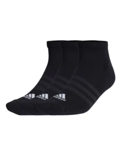 ADIDAS Low Cut Sock 3 Pack In Black