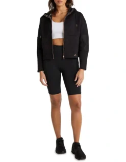 Spacer Mesh Panel Jacket In Black -Myer Clothing Shop 983667880 5 720x928